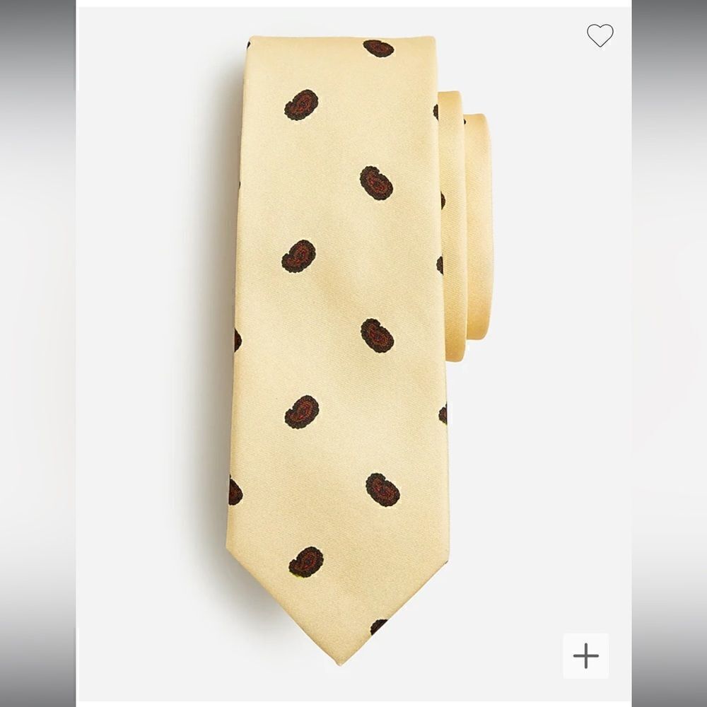 J. Crew English silk tie in paisley*